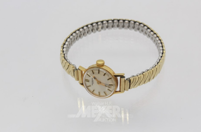 Damenarmbanduhr, MONTRESOR, 750er GG,