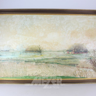 Gemälde ''Landschaft mit Bauernhöfen''