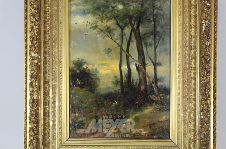 Gemälde ''Landschaft mit Birken''