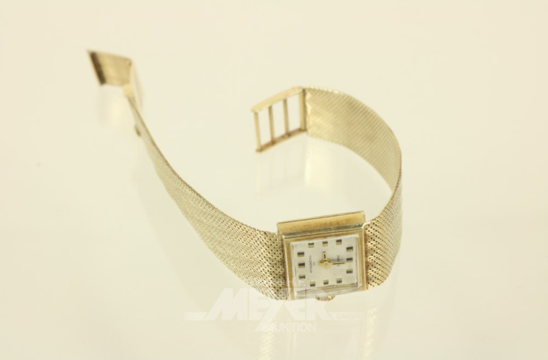 Damenarmbanduhr, 585er GG, ANKER,