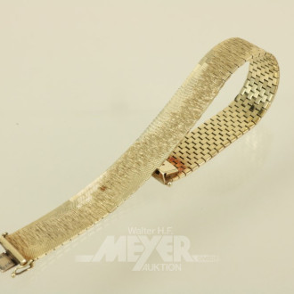 Armband, 585er GG, Länge 18,5 cm,