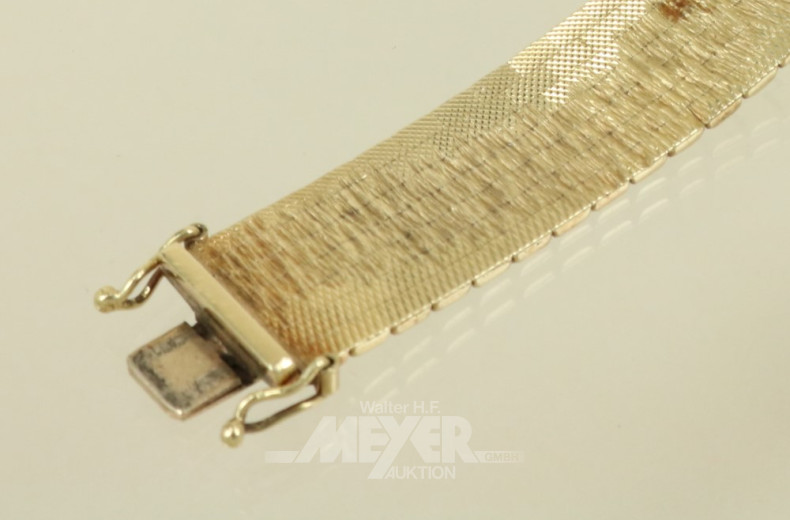 Armband, 585er GG, Länge 18,5 cm,
