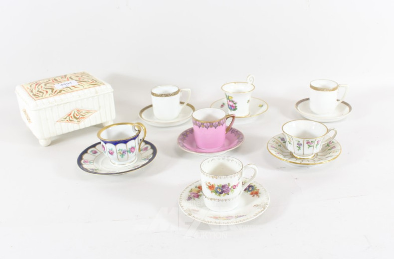 Porz.-Deckeldose sowie