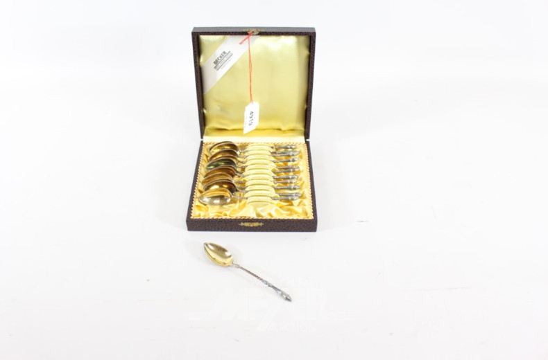 Mocca-Löffel-Set, 800er Silber