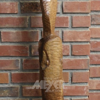 Holzschnitzerei, figural, ca. 140 cm