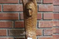 Holzschnitzerei, figural, ca. 140 cm