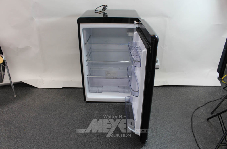 Kühlschrank BOHMANN, schwarz m. chromf.