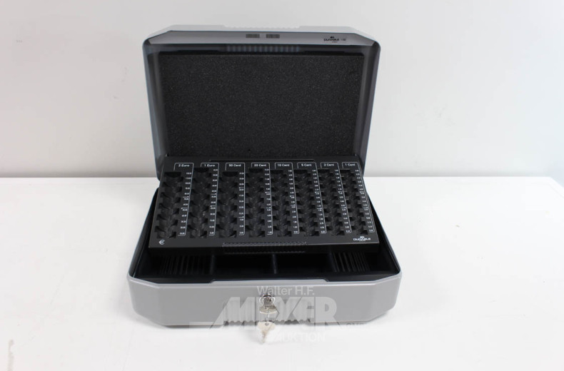 Geldkassette DURABLE m. Münzgeldregister