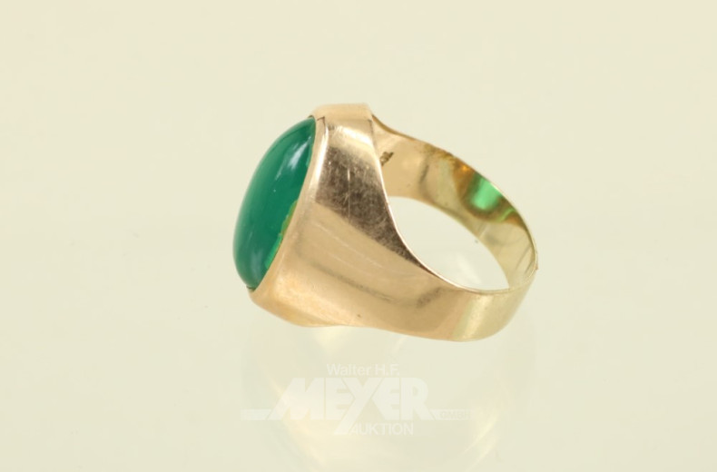 Damenring, 750er GG, besetzt mit