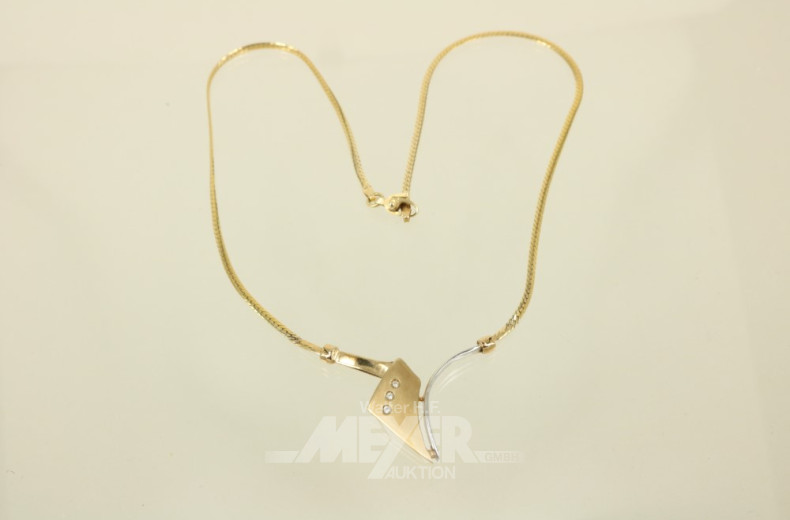 Collier, 585er GG, ca. 9 g