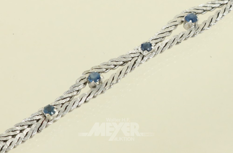 Armband, 333er WG besetzt mit