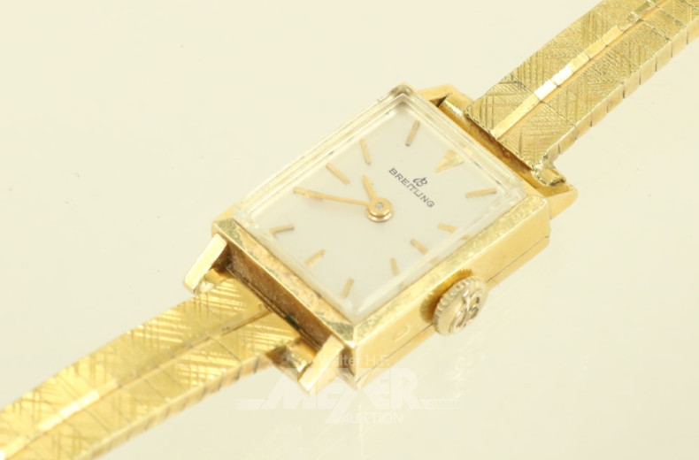 Damenarmbanduhr BREITLING, 750er GG,