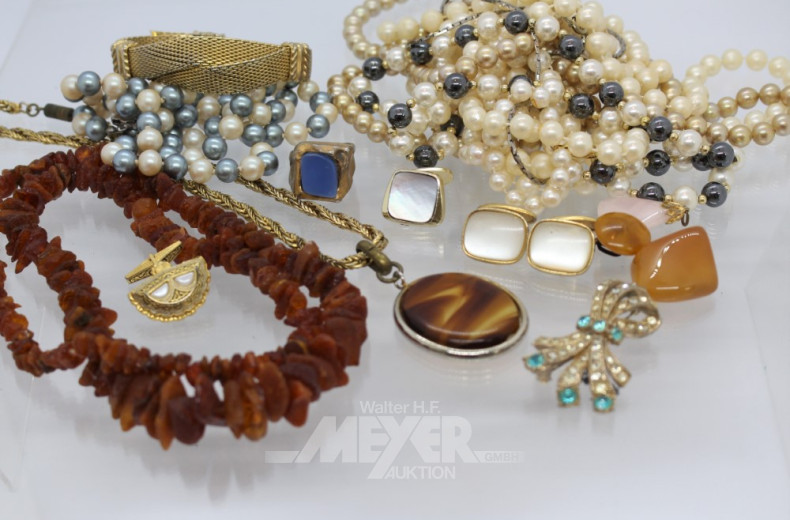 Posten Silber- und Modeschmuck