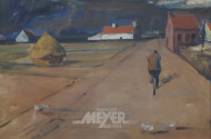 Gemälde ''Gewitter über Land''