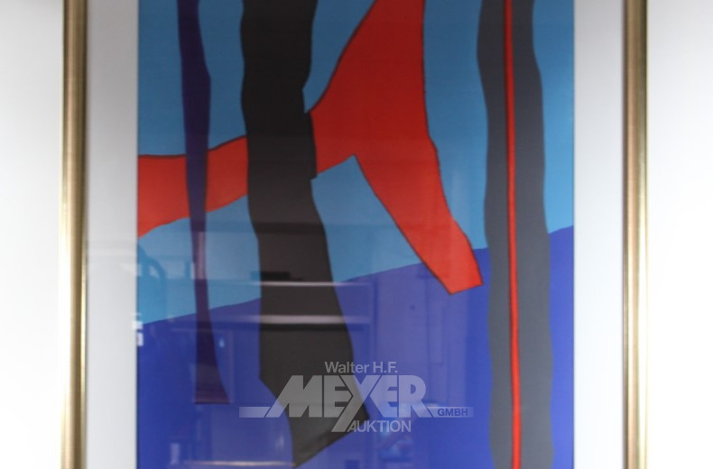 mod. Lithographie ''Komposition für