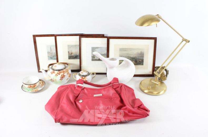 Konvolut: Geschirrteile, Bilder,