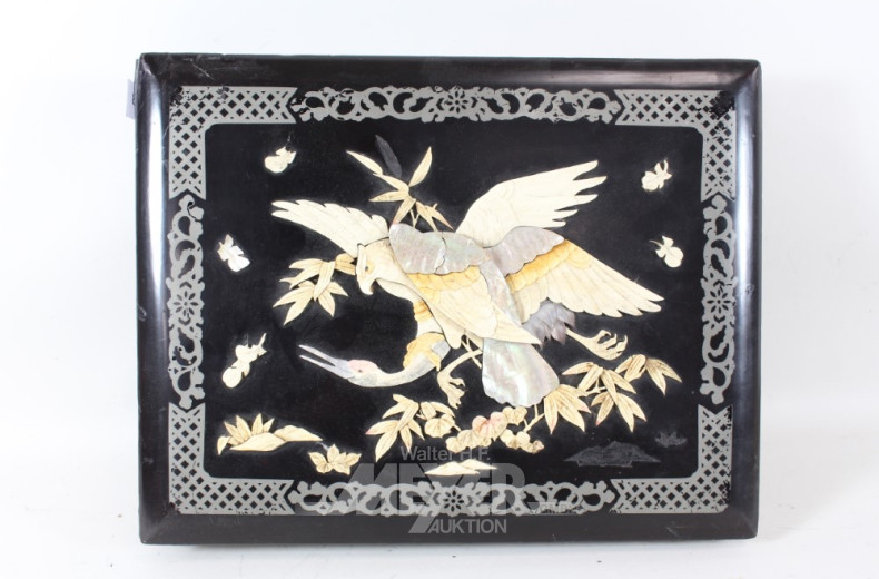 nostalg. Fotoalbum mit Perlmutdekoration