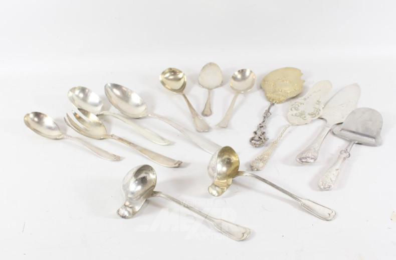 Posten versch. Besteck- und