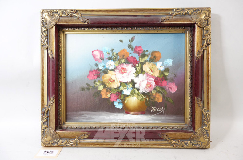 2 Gemälde ''Blumenstillleben''