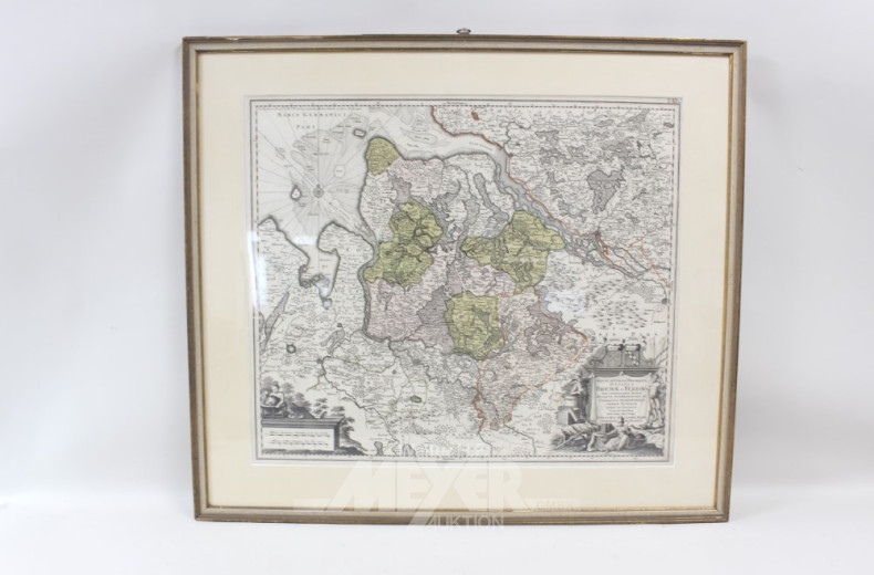 6 versch. Topographien, z.T. antiquarisch,