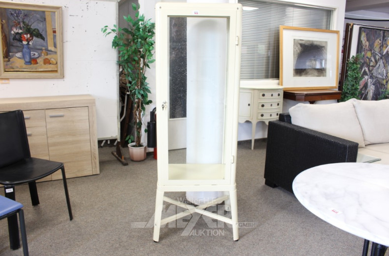 Vitrine IKEA, beige, mit Glasböden