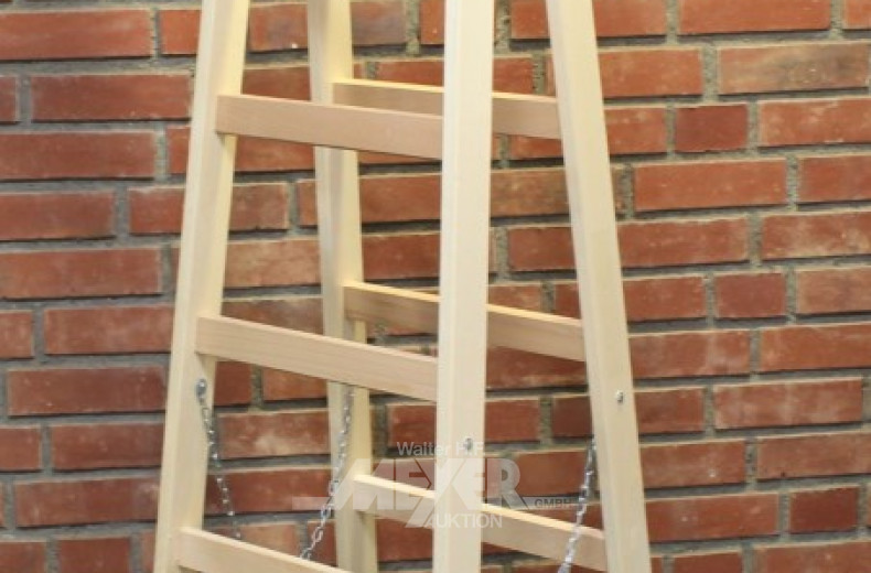 Holz-Klapp-Leiter, 6-sprossig