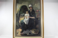 Gemälde ''Mutter und Kind'',