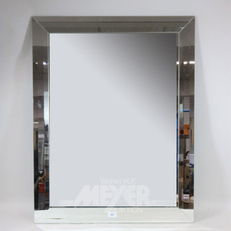 Spiegel, 3-fach facet., ca. 92x 70 cm