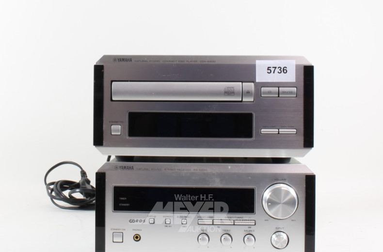 Mini - Musikanlage, ''YAMAHA'', 4 teilig: