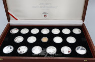 Sammlung Gedenkmünzen, Silber, 48 Stück