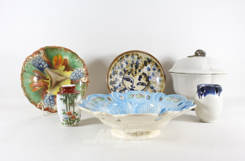 Posten Porzellan-, u. Keramikteile: