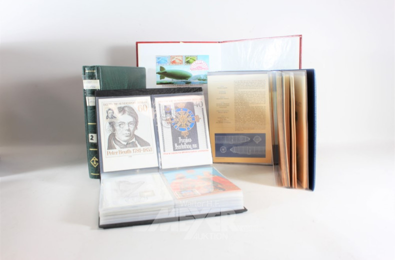 Posten Ersttagsbläter, Postkarten