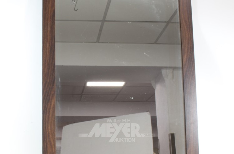 2 versch. Wandspiegel, ca. 82x43/75x50 cm