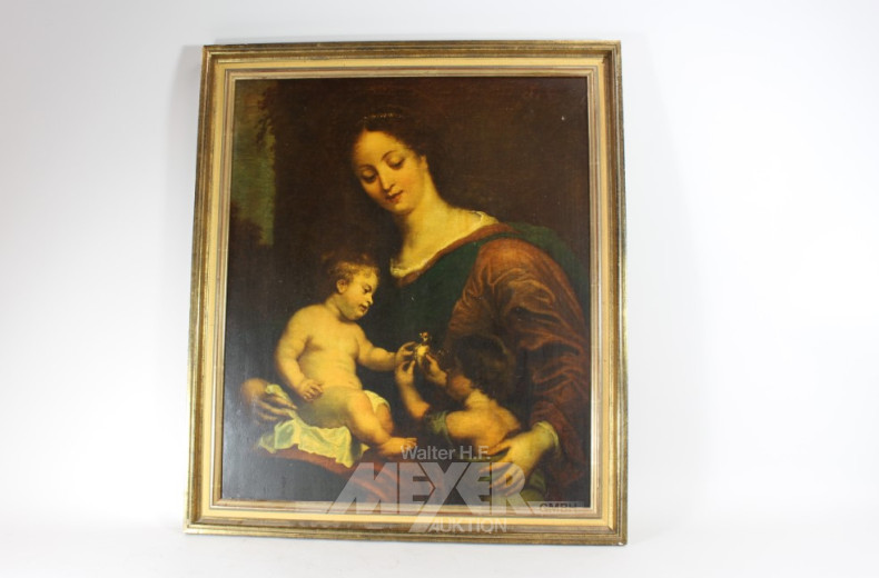 12 div. Drucke: Reiter, Parkszene, Schiffe,