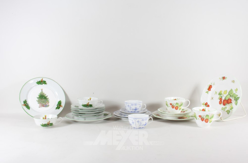 Posten Glas, Keramik u. Porzellan: