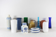 Posten Glas, Keramik u. Porzellan: