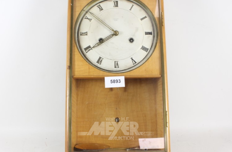 Wanduhr, JUNGHANS Meister im Holzgehäuse