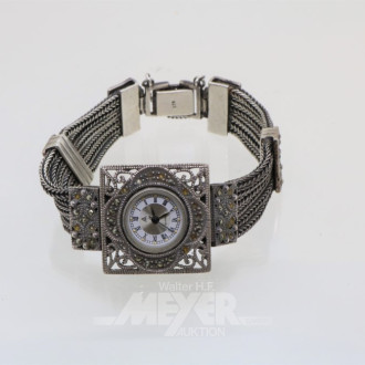 Armbanduhr 925er Sterling Silber
