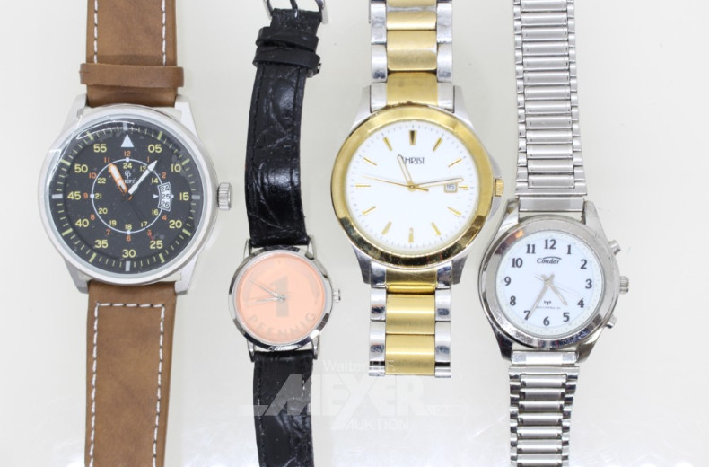 7 Armbanduhren Damen- u. Herren