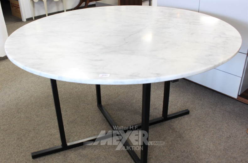 runder Ess-/Konferenztisch, Platte: