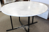 runder Ess-/Konferenztisch, Platte: