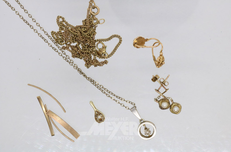 Posten Bruchgold, 333er GG, ca. 10 g.