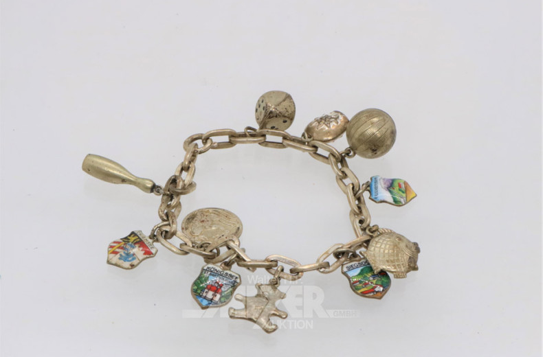 Posten Silberschmuck, ca. 60 g.