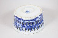 gr. Keramik-Obstschale, blau