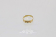 Bandring, 585er GG, RG: 59, ca. 2 g.
