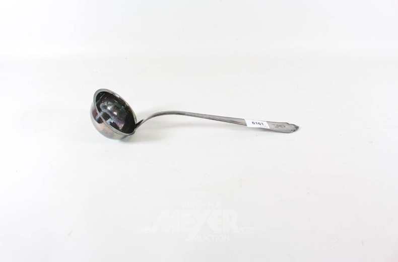 Schöpfkelle, 800er Silber, ca. 220 g