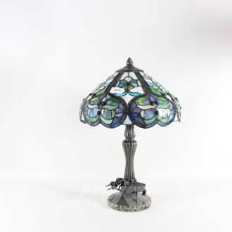 Tischlampe Tiffany-Stil, Höhe: ca. 47 cm