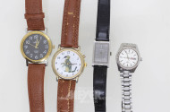 4 Armbanduhren, 1 Modeschmuck-Armband