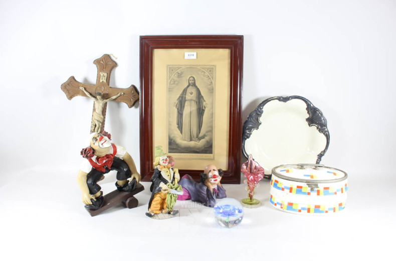 Posten Hausrat: Bild, Deckeldose,