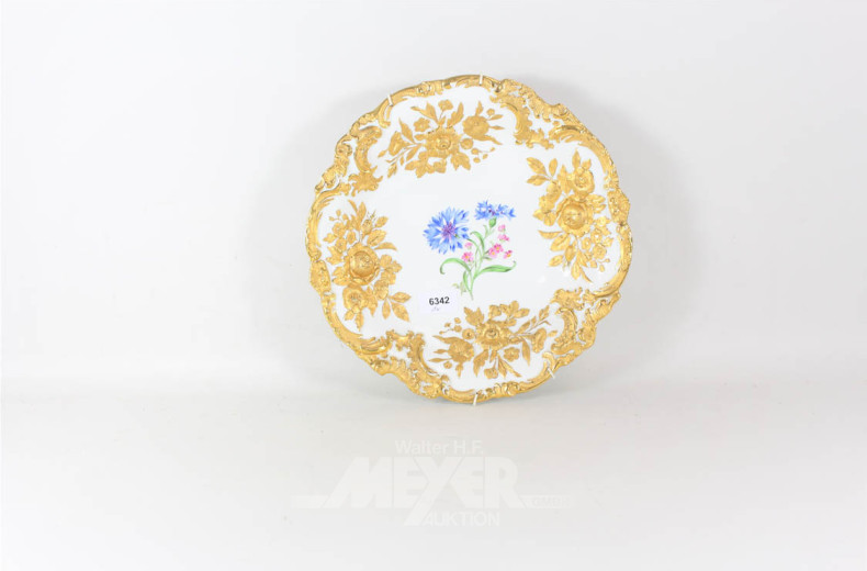 Porz.-Prunkteller MEISSEN,